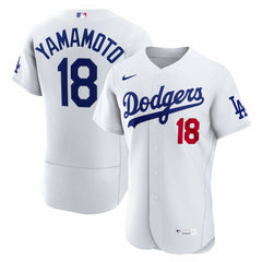 Yoshinobu Yamamoto Los Angeles Dodgers Home Authentic Jersey - White