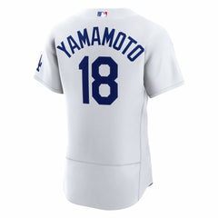 Yoshinobu Yamamoto Los Angeles Dodgers Home Authentic Jersey - White