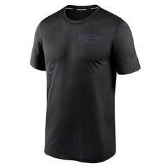 Colorado Rockies Authentic Collection Early Work Tri-Blend Performance T-Shirt Black | Nike