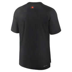 Baltimore Orioles Authentic Collection Pregame Raglan Performance T-Shirt Black | Nike