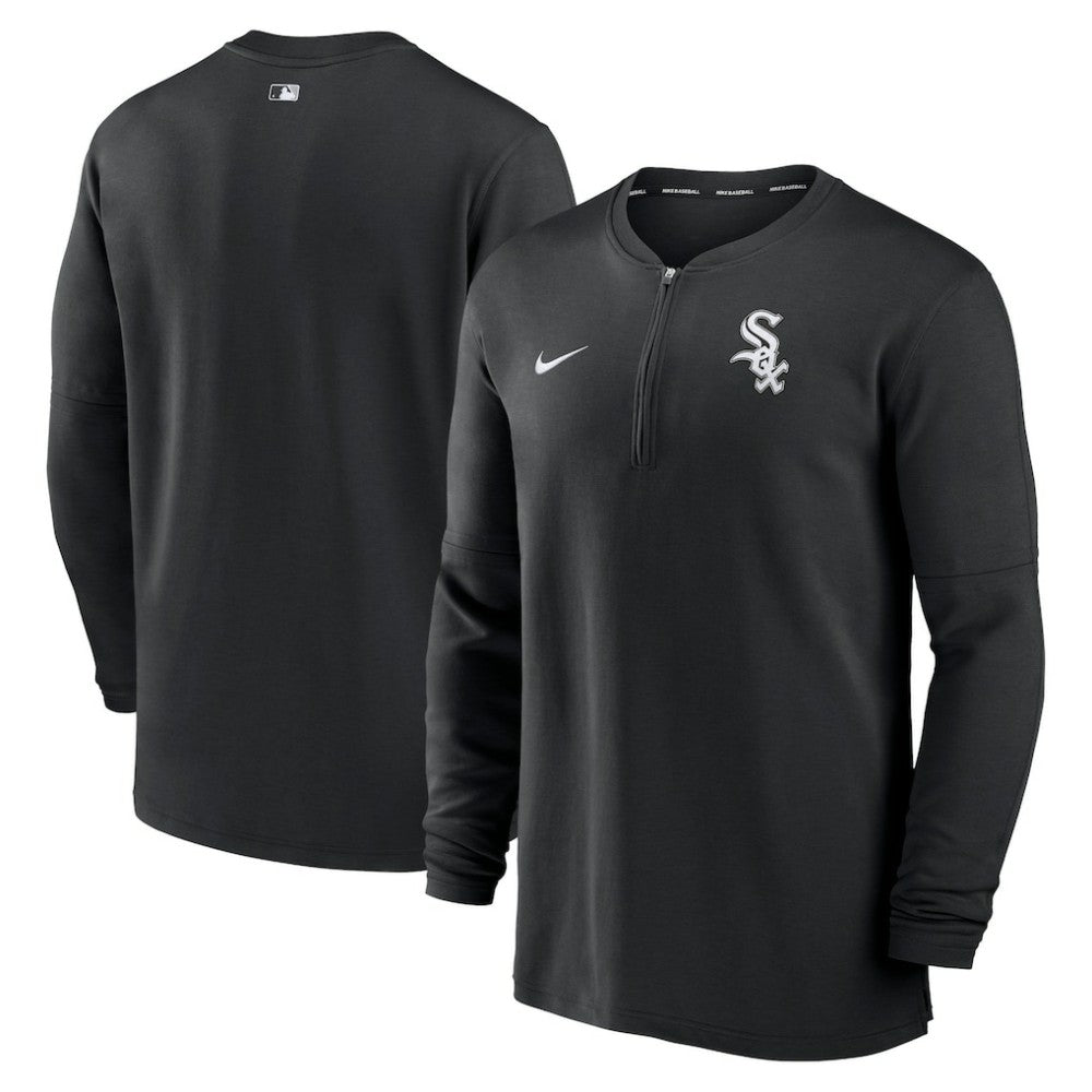 Chicago White Sox Authentic Collection Game Time Performance Quarter-Zip Top Black | Nike