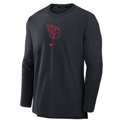 Cleveland Guardians Authentic Collection Player Dri-FIT Lightweight Pullover Navy | Nike