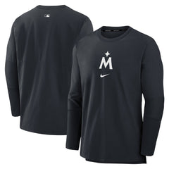 Minnesota Twins Authentic Collection Player Dri-FIT Lightweight Pullover Navy | Nike