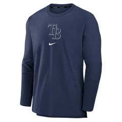 Tampa Bay Rays Authentic Collection Player Dri-FIT Lightweight Pullover Navy | Nike