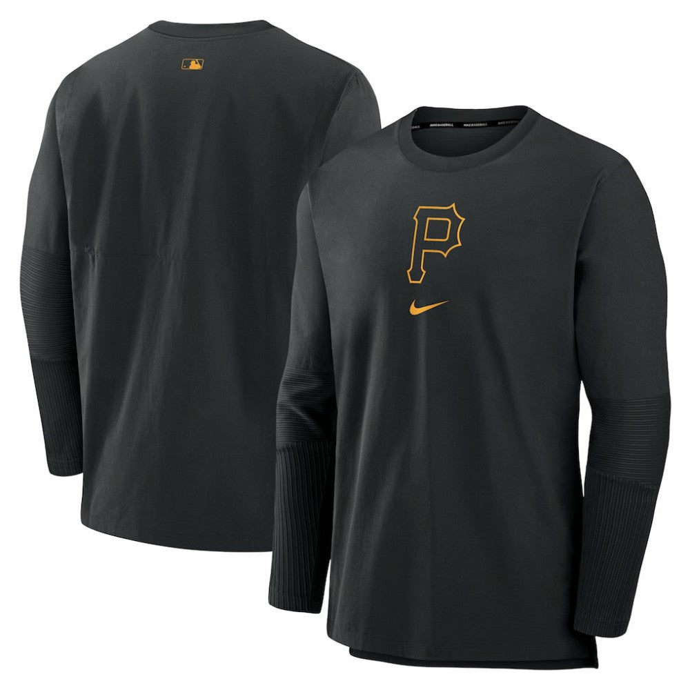 Pittsburgh Pirates Authentic Collection Player Dri-FIT Lightweight Pullover Black | Nike