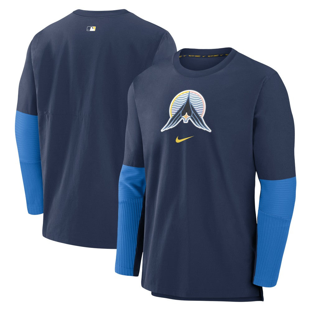 Minnesota Twins Authentic Collection Player Dri-FIT Lightweight Pullover Navy | Nike