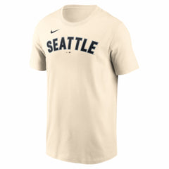 Seattle Mariners Alternate Wordmark T-Shirt Cream | Nike