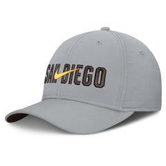 San Diego Padres Primetime Rise Dri-FIT Flex Hat Gray | Nike