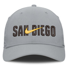 San Diego Padres Primetime Rise Dri-FIT Flex Hat Gray | Nike