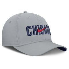 Chicago Cubs Primetime Rise Dri-FIT Flex Hat Gray | Nike