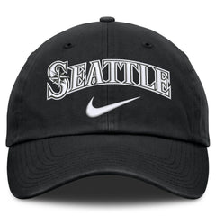Seattle Mariners Primetime Club Adjustable Hat Black | Nike
