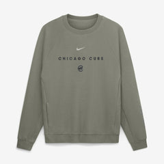 Chicago Cubs Statement Primary Raglan Dri-FIT Sweatshirt Olive | Nike