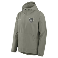 Detroit Tigers Unlimited Packable Full-Zip Hooded Jacket Olive | Nike