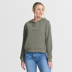 Atlanta Braves Women's One Tri-Blend Dri-FIT Hoodie Olive | Nike