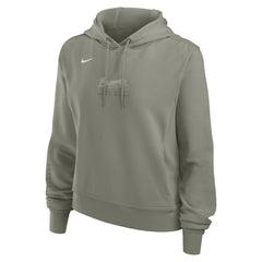Atlanta Braves Women's One Tri-Blend Dri-FIT Hoodie Olive | Nike