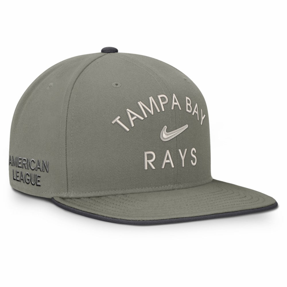 Tampa Bay Rays Pro Dri-FIT Snapback Hat Olive | Nike