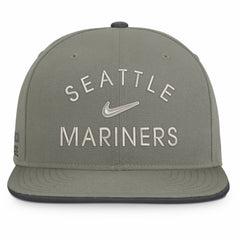 Seattle Mariners Pro Dri-FIT Snapback Hat Olive | Nike
