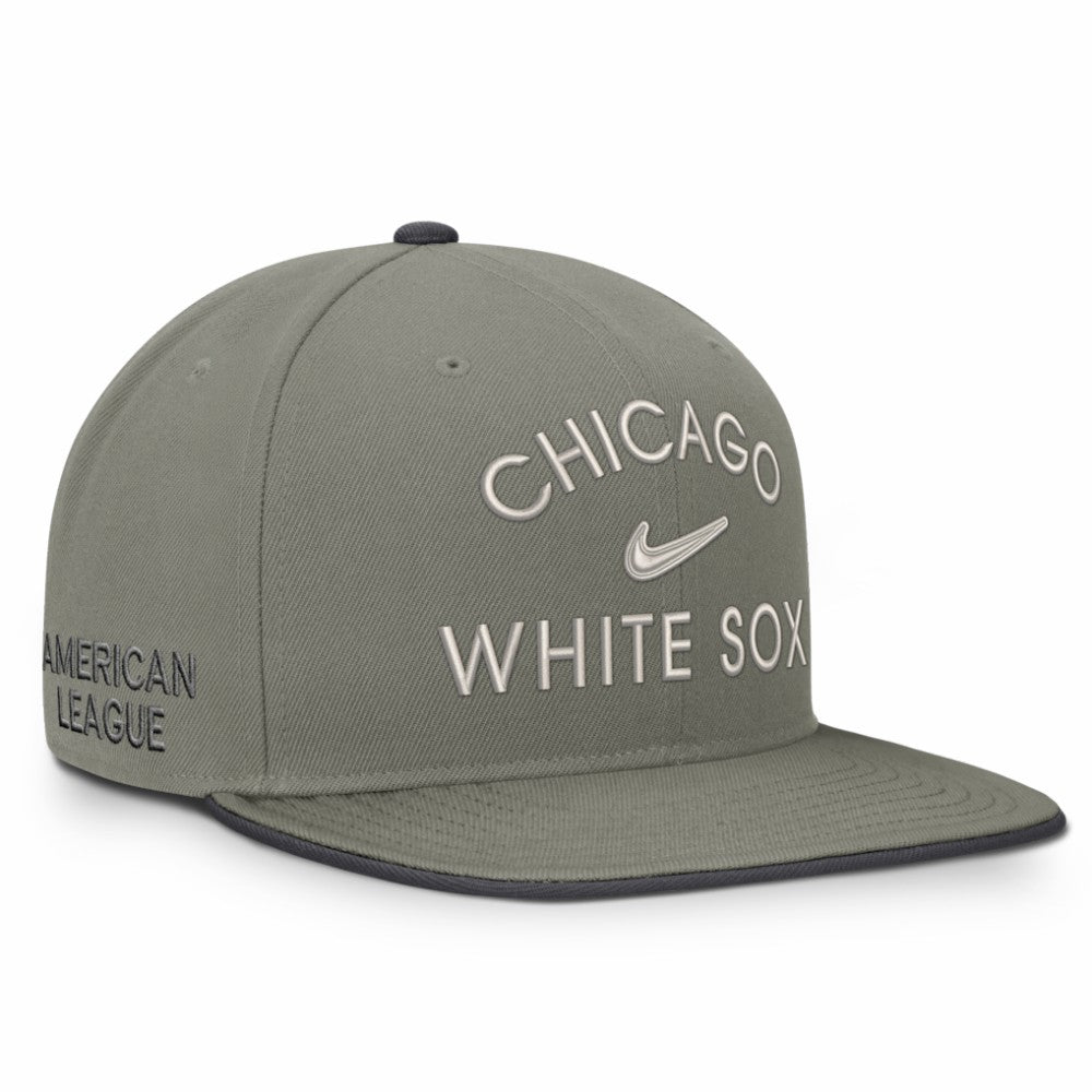 Chicago White Sox Pro Dri-FIT Snapback Hat Olive | Nike