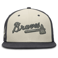 Atlanta Braves Dri-FIT True Fitted Hat Cream | Nike