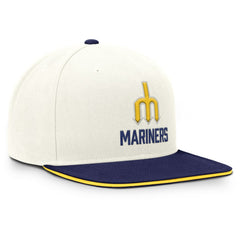 Seattle Mariners Cooperstown Pro Dri-FIT Snapback Hat Cream/Navy | Nike