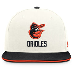 Baltimore Orioles Cooperstown Pro Dri-FIT Snapback Hat Cream/Black | Nike