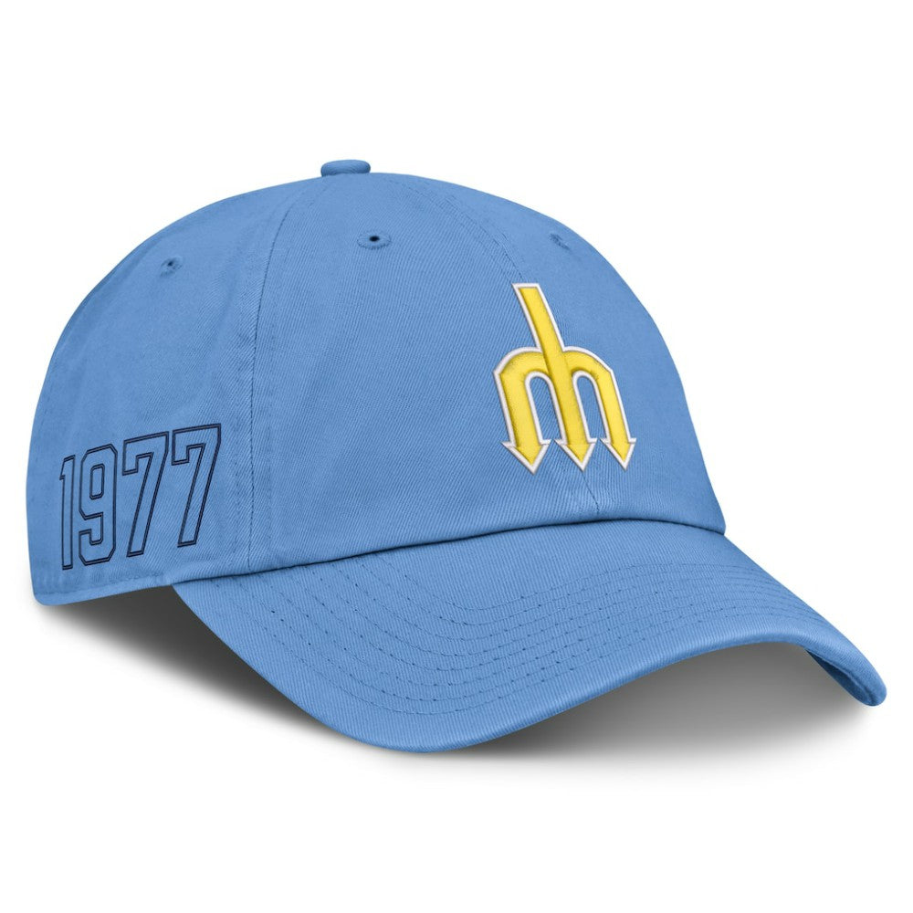 Seattle Mariners Cooperstown Club Adjustable Hat Light Blue | Nike