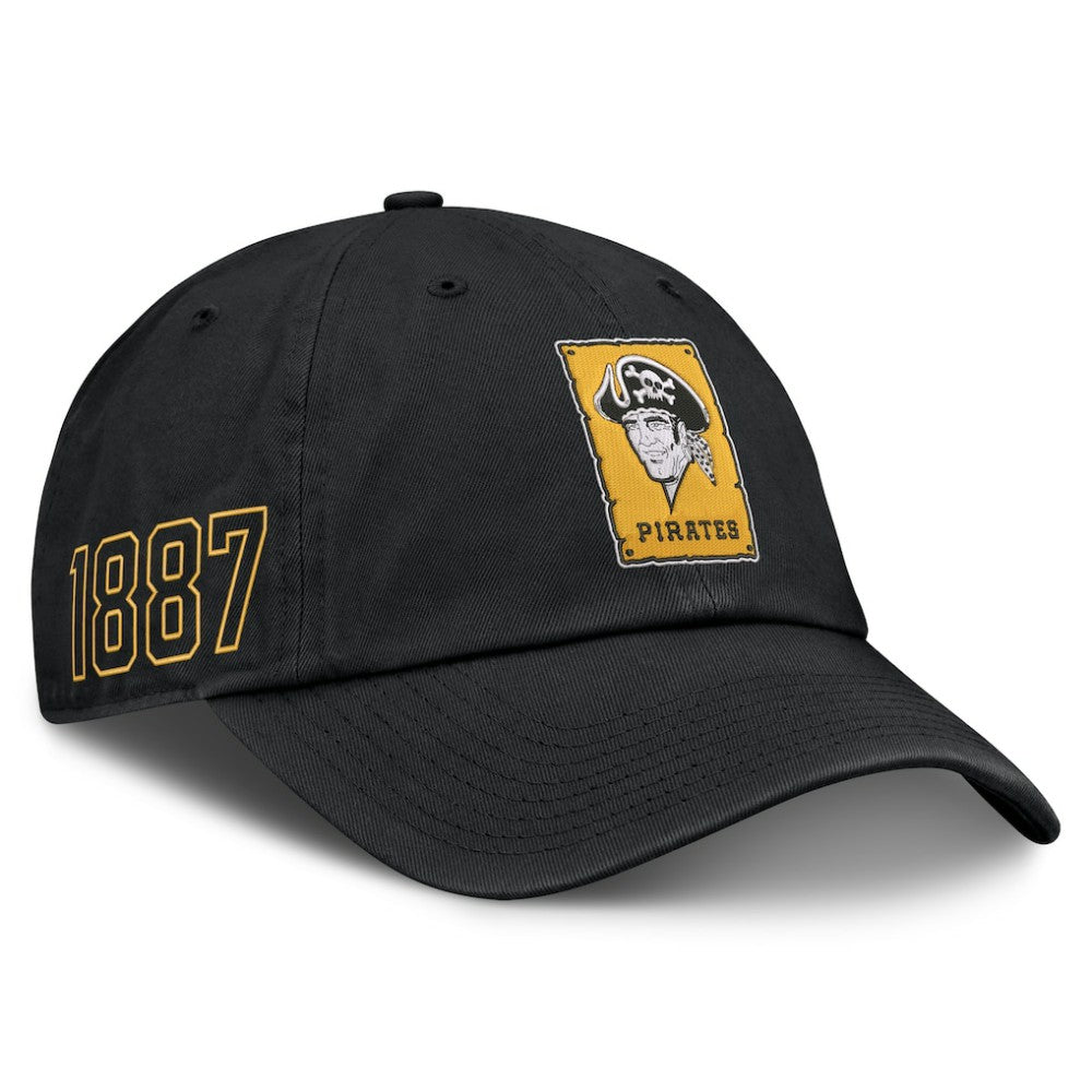 Pittsburgh Pirates Cooperstown Club Adjustable Hat Black | Nike