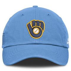 Milwaukee Brewers Cooperstown Club Adjustable Hat Light Blue | Nike