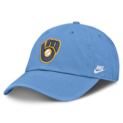 Milwaukee Brewers Cooperstown Club Adjustable Hat Light Blue | Nike