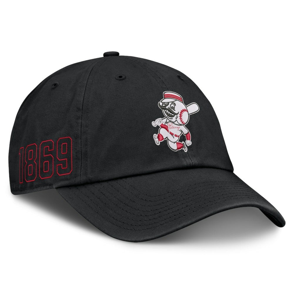Cincinnati Reds Cooperstown Club Adjustable Hat Black | Nike