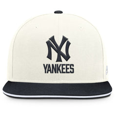 New York Yankees Cooperstown Pro Dri-FIT Snapback Hat Cream/Navy | Nike