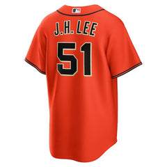 Jung Hoo Lee San Francisco Giants Alternate Replica Jersey - Orange