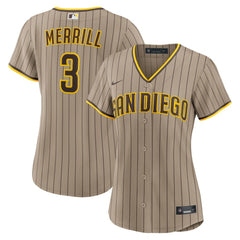 Jackson Merrill San Diego Padres Women's Replica Jersey Sand | Nike