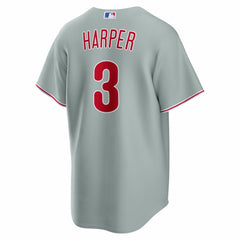 Bryce Harper Philadelphia Phillies Road Replica Jersey Gray | Nike