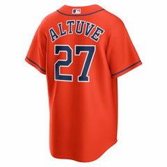 Jose Altuve Houston Astros Alternate Replica Jersey - Orange