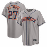 Jose Altuve Houston Astros Road Replica Jersey - Gray