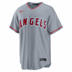 Mike Trout Los Angeles Angels Road Replica Jersey Gray | Nike