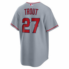 Mike Trout Los Angeles Angels Road Replica Jersey - Gray