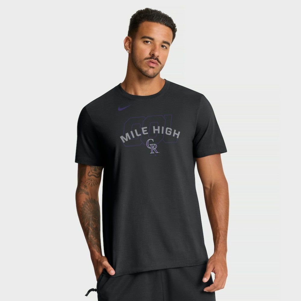 Colorado Rockies Primetime Fashion T-Shirt Black | Nike