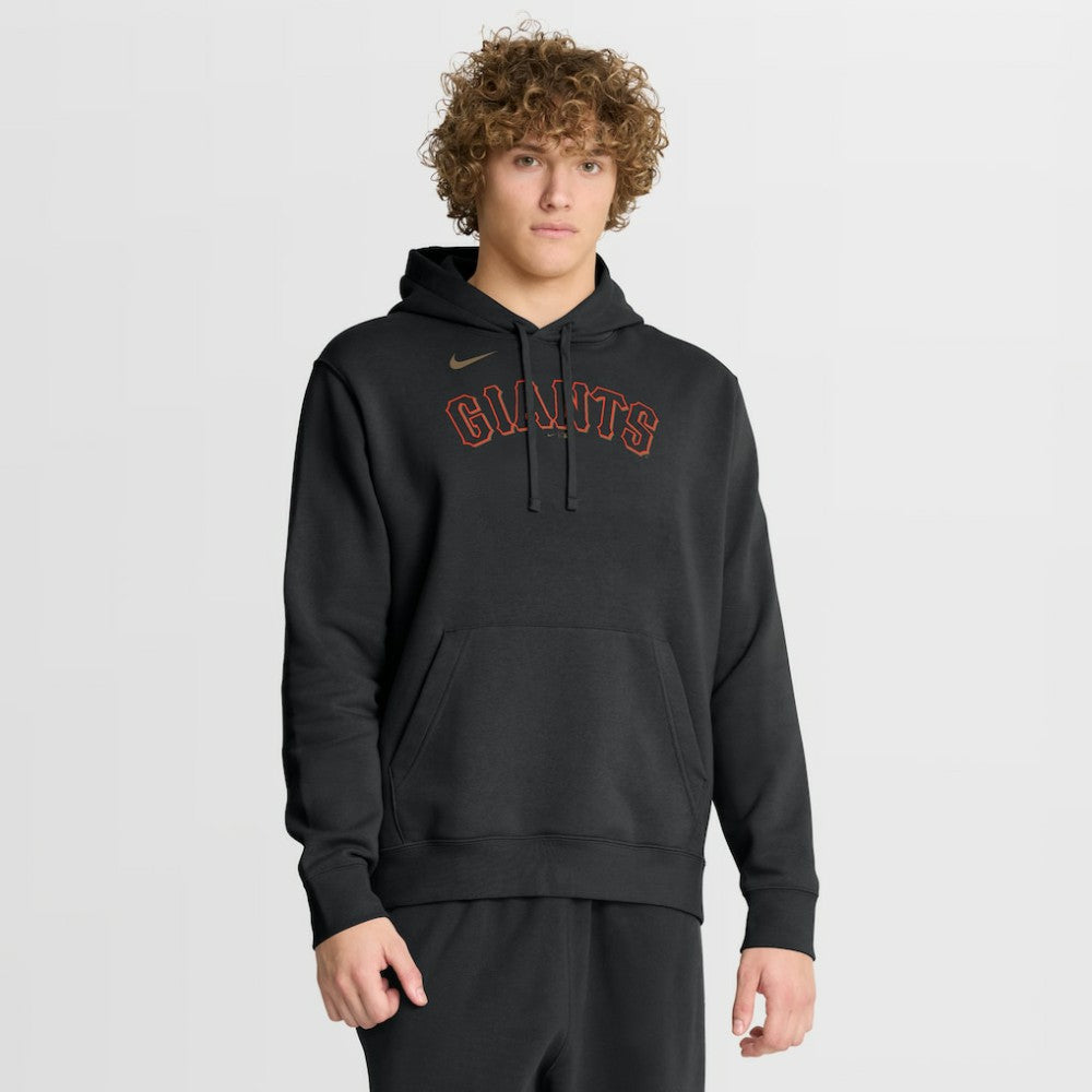 San Francisco Giants Dri-Fit Club Hoodie Black | Nike