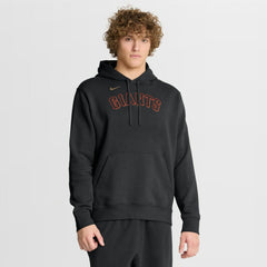 San Francisco Giants Dri-Fit Club Hoodie Black | Nike