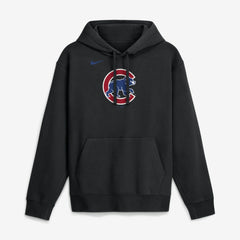 Chicago Cubs Dri-Fit Club Hoodie Black | Nike