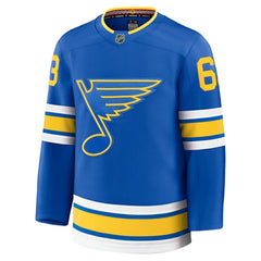 Jake Neighbours St. Louis Blues Fanatics Home Premium Jersey Blue