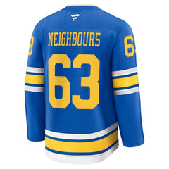 Jake Neighbours St. Louis Blues Fanatics Home Premium Jersey Blue