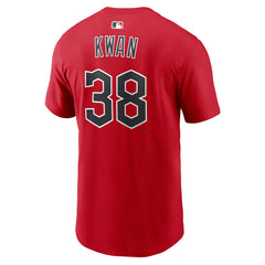 Steven Kwan Cleveland Guardians Name & Number T-Shirt Red | Nike