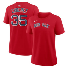 Garrett Crochet Boston Red Sox Women's Name & Number T-Shirt Red | Nike