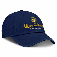 Milwaukee Brewers Women's Velocity Adjustable Hat Navy