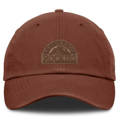 Colorado Rockies Tinge Adjustable Hat Brown