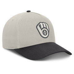 Milwaukee Brewers Wonder A-Frame Adjustable Hat Stone/Graphite