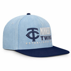 Minnesota Twins Twinbill Snapback Hat Denim